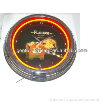 custom neon clock